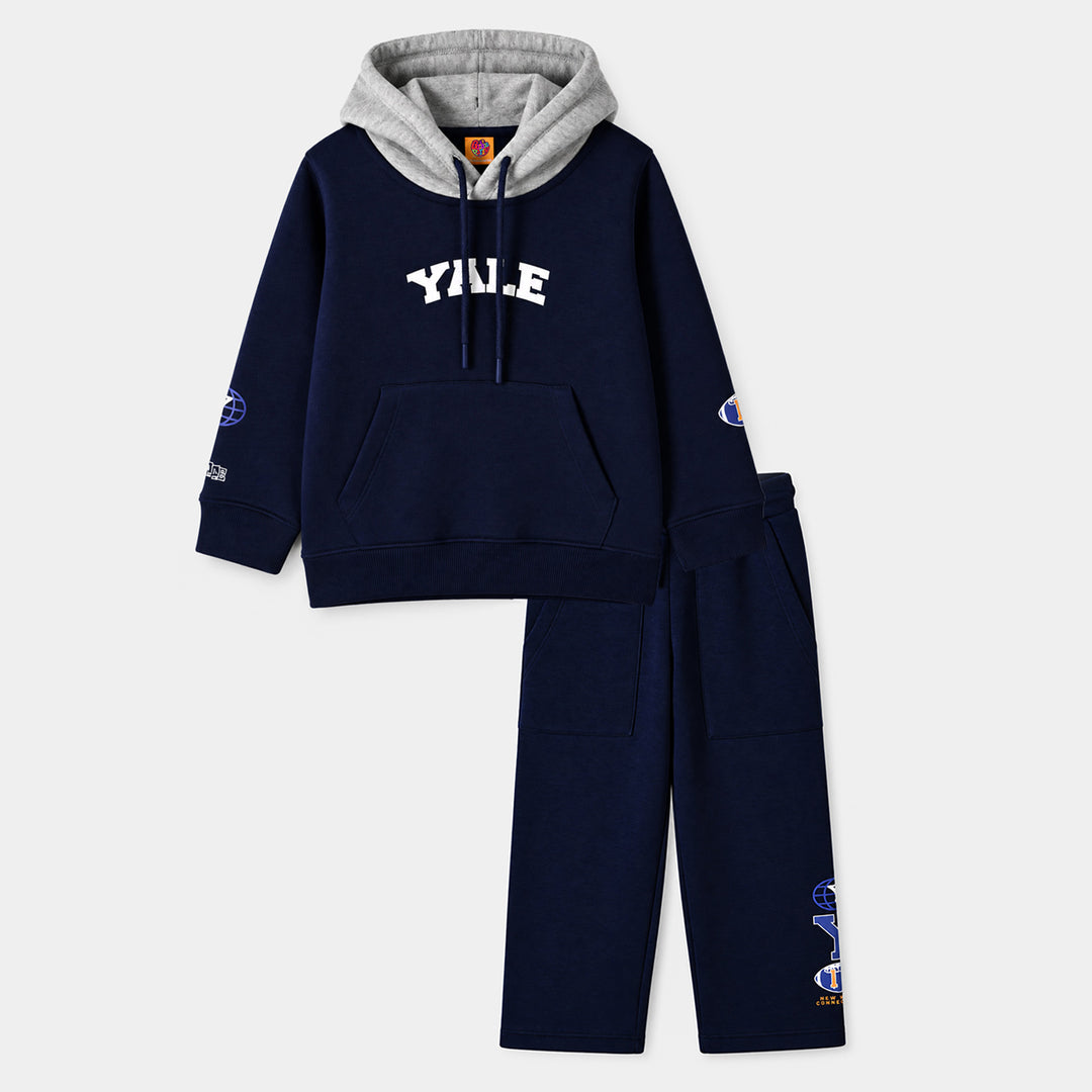 Boys Fleece 2 Piece Suit Yale-NAVY