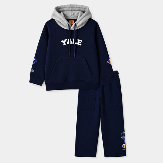 Boys Fleece 2 Piece Suit Yale-NAVY