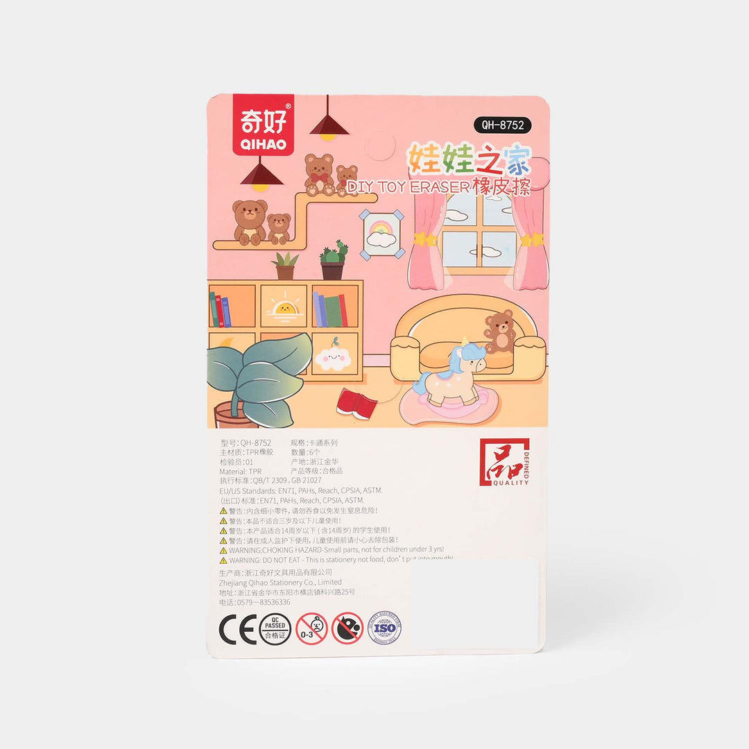 Fun-Shaped Eraser Pack | Creative, Colorful & Collectible