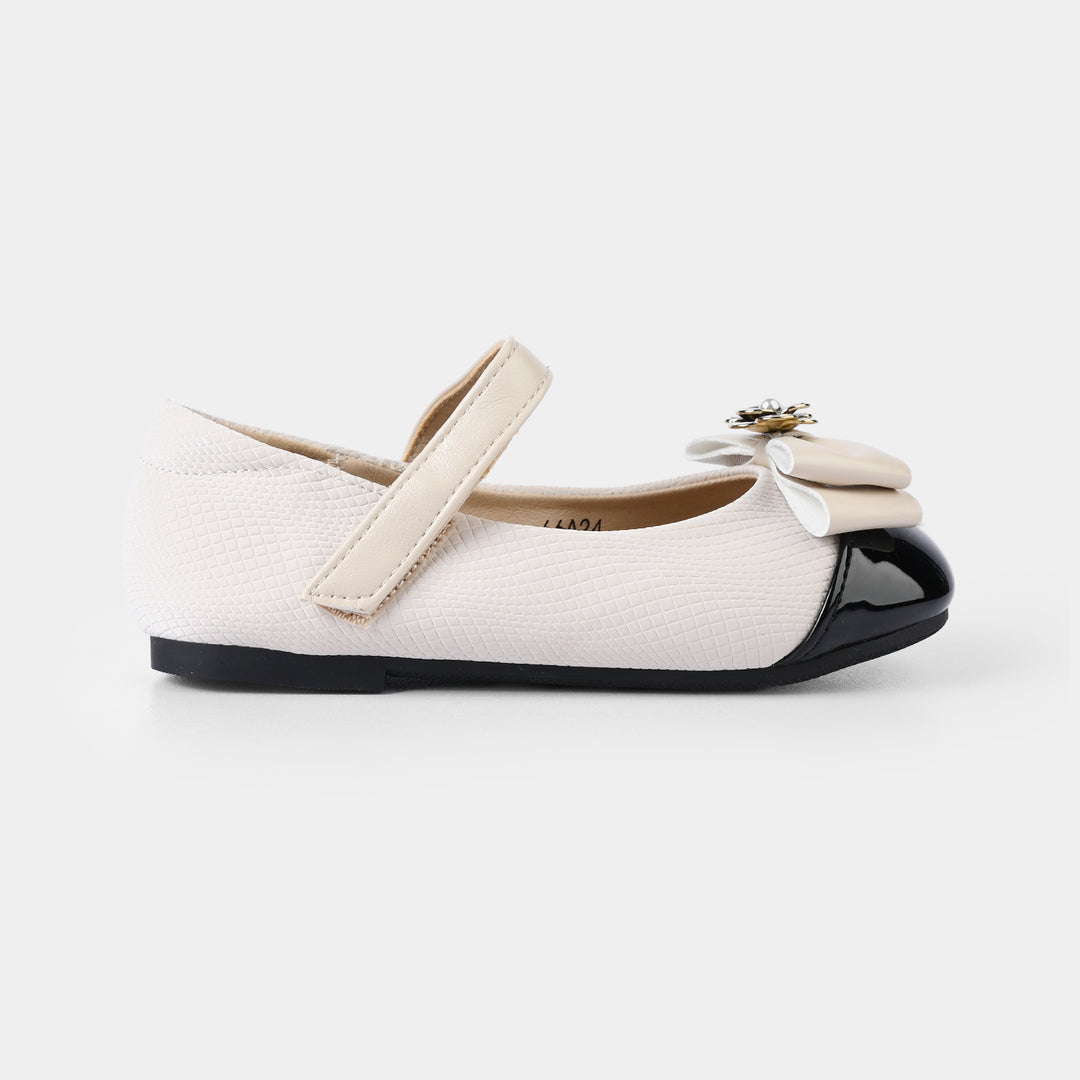 Girls Pumps 66A24-BEIGE