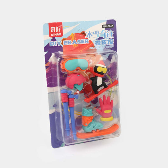 Fun-Shaped Eraser Pack | Creative, Colorful & Collectible