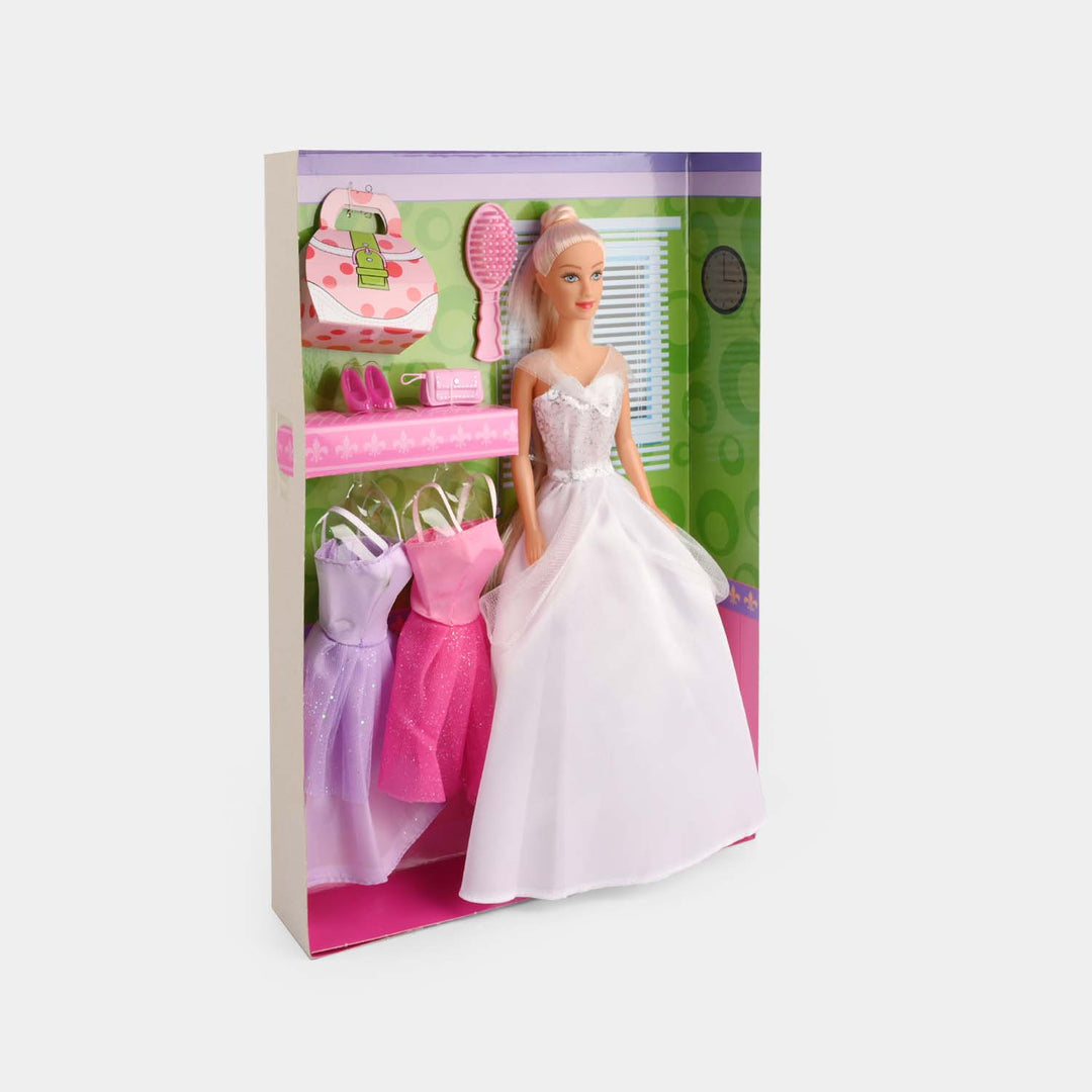 11.5" Beautiful Fashion Doll Play Set