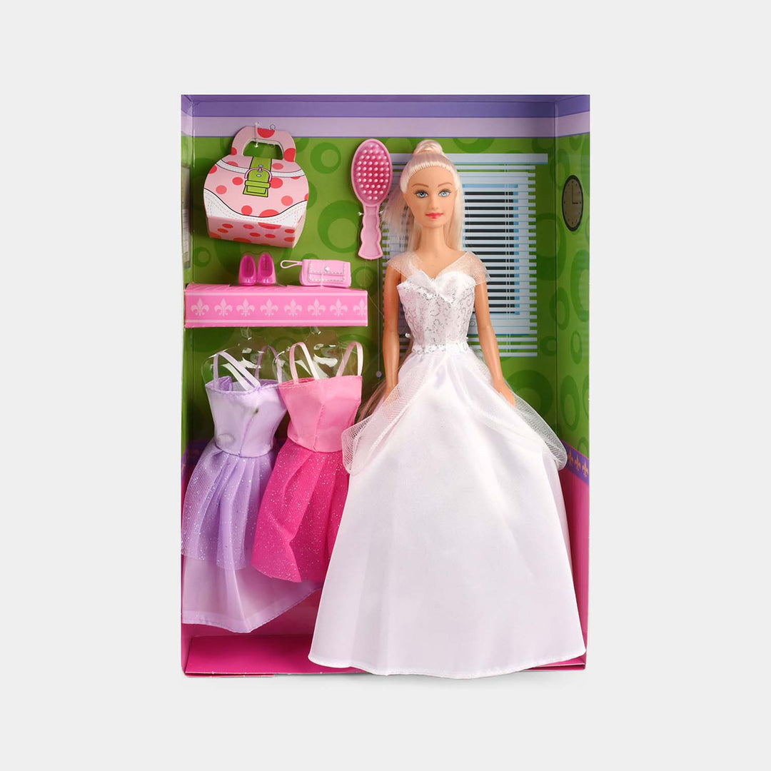 11.5" Beautiful Fashion Doll Play Set