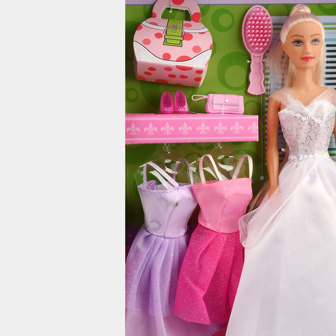 11.5" Beautiful Fashion Doll Play Set