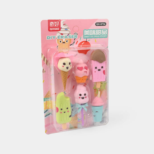 Fun-Shaped Eraser Pack | Creative, Colorful & Collectible