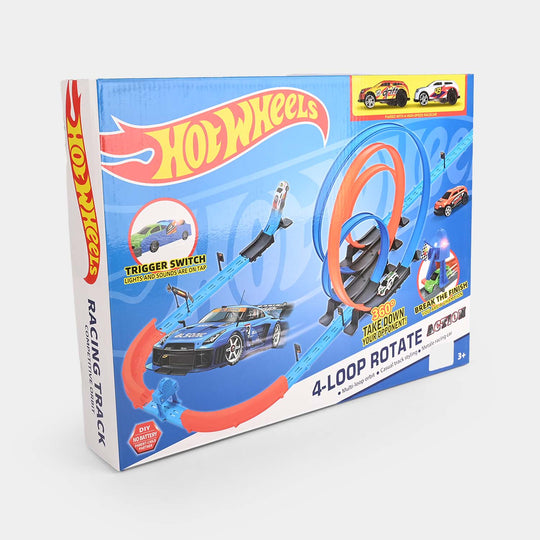 Hot-Wheels 4-Loop Rotate Racing Track