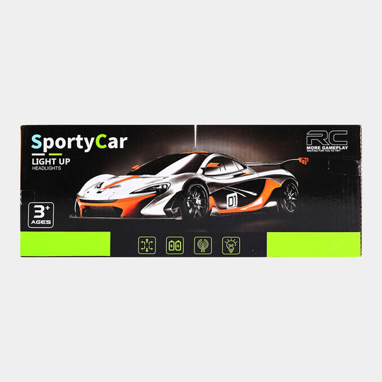 Remote Control Sporty Car With Light For Kids