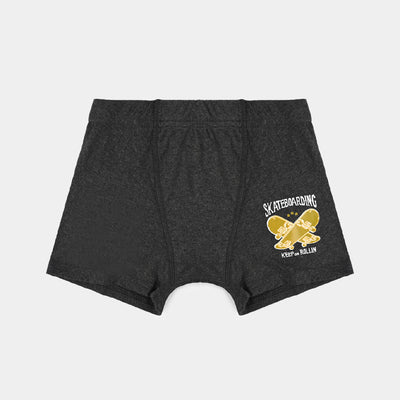 Boys Cotton Jersey Boxer Pack of 2 Skate-Of/Wh.Char