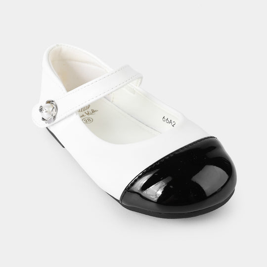 Girls Pumps 66A2-WHITE