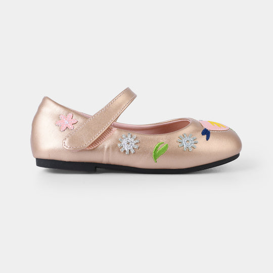 Girls Pumps HB1159-6-CHAMPAGNE