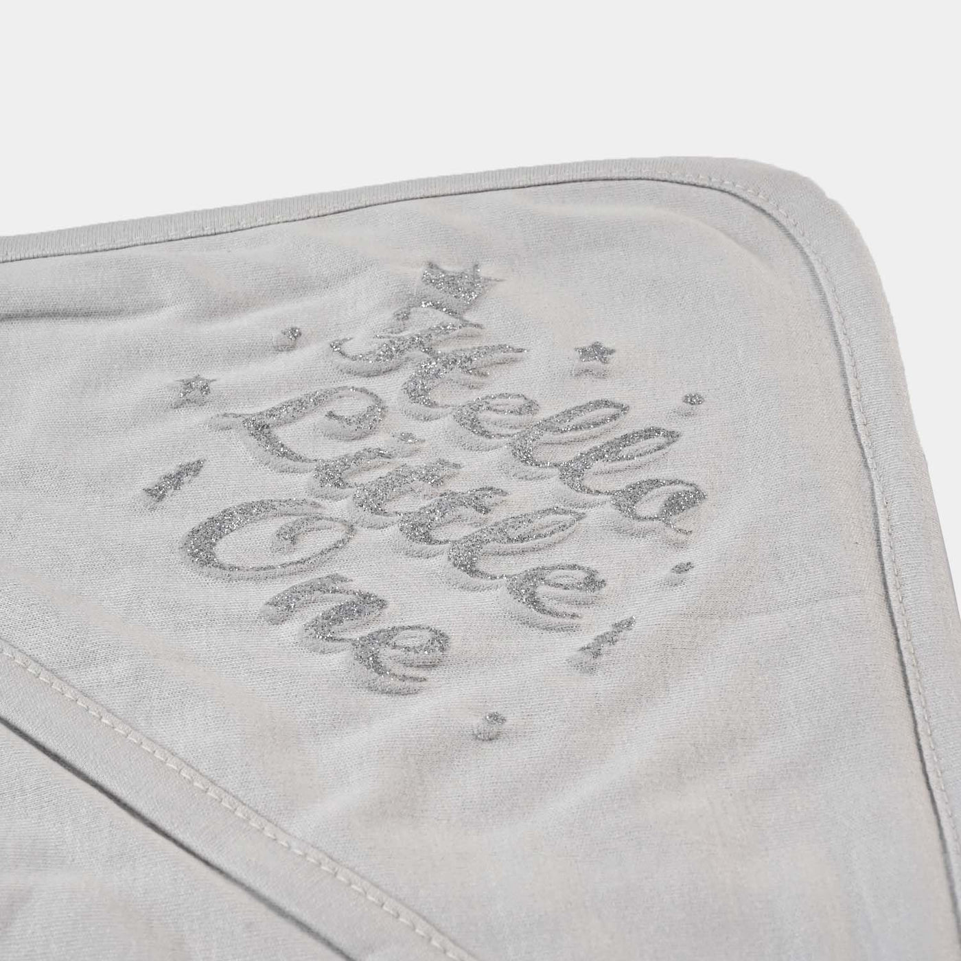 Baby Wrapping Sheet Embossing Hello Little One | Light Grey