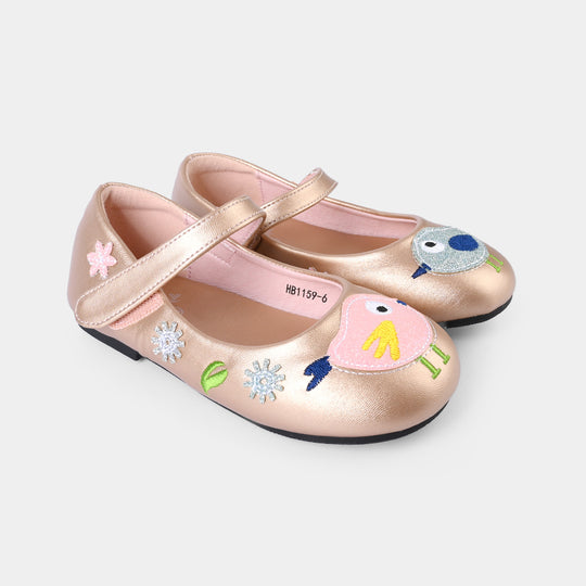 Girls Pumps HB1159-6-CHAMPAGNE