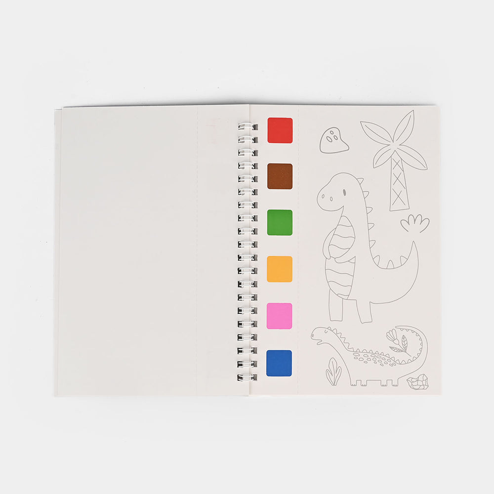 10 Pages Water Coloring Book
