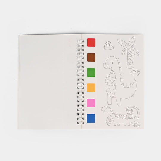 10 Pages Water Coloring Book