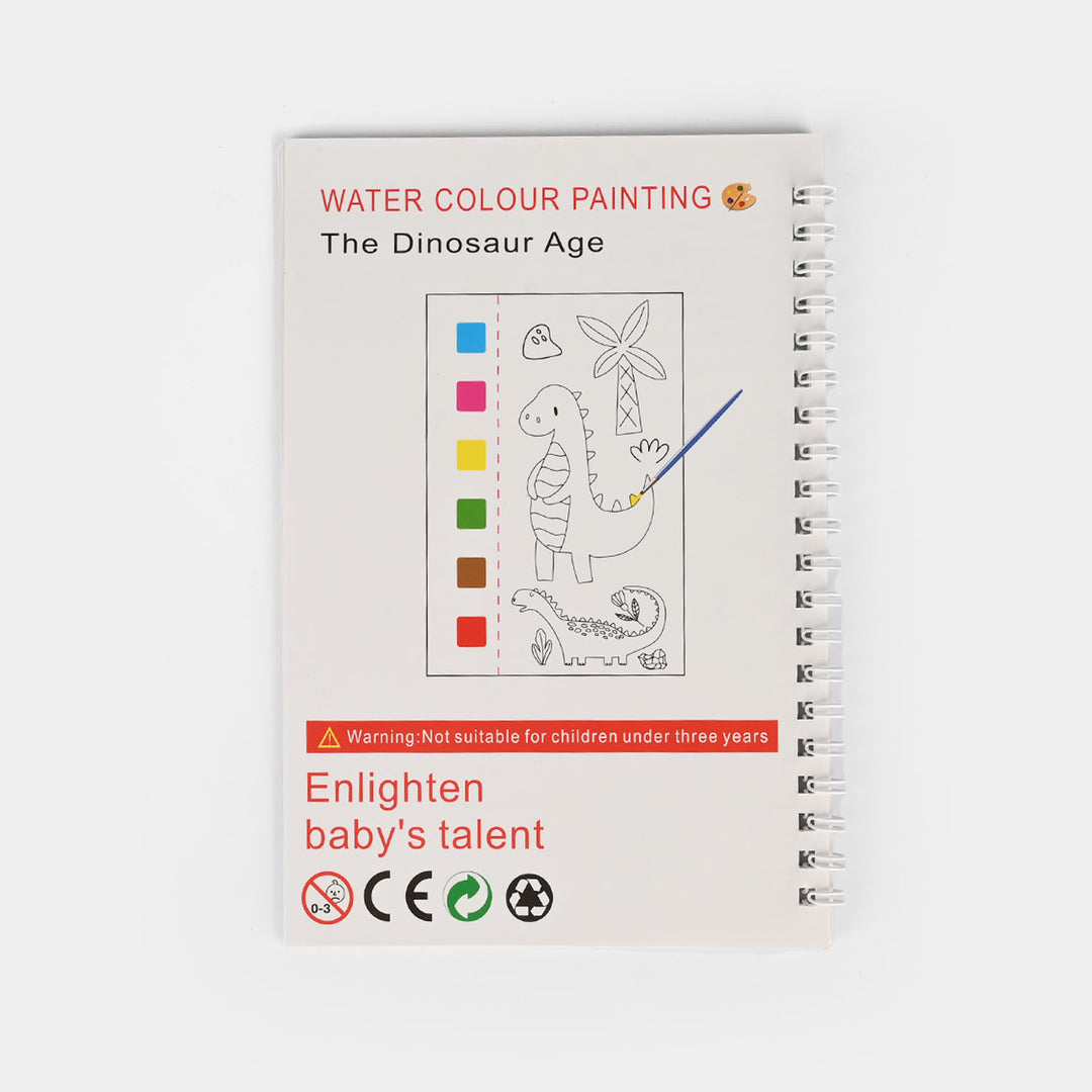 10 Pages Water Coloring Book
