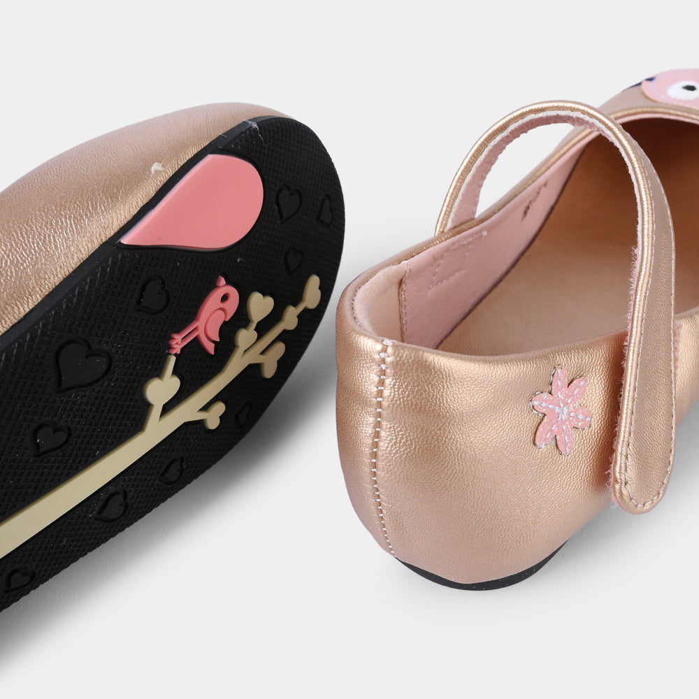 Girls Pumps HB1159-6-CHAMPAGNE