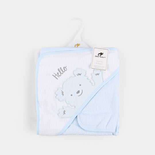 Hooded Bath Towel With Face Towel