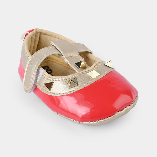 Girls Shoes 222-15-Red.Golden