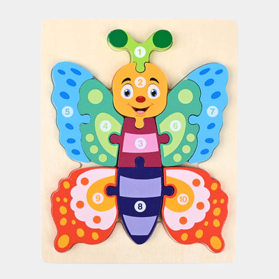 Wooden Puzzle Butterfly For Kids