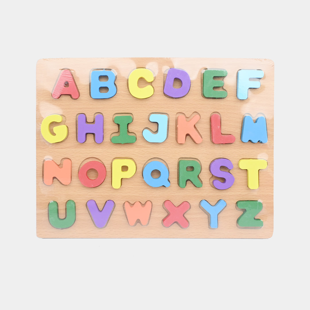 Educational Wooden ABC Learning Board & Spelling Toy Set