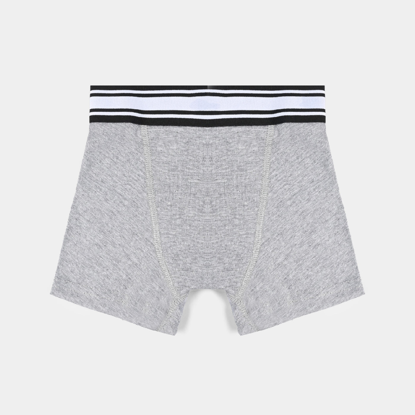 Boys Cotton Jersey Boxer Pack of 2 Basic-Heather Grey