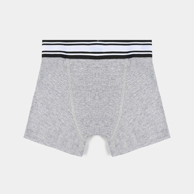 Boys Cotton Jersey Boxer Pack of 2 Basic-Heather Grey