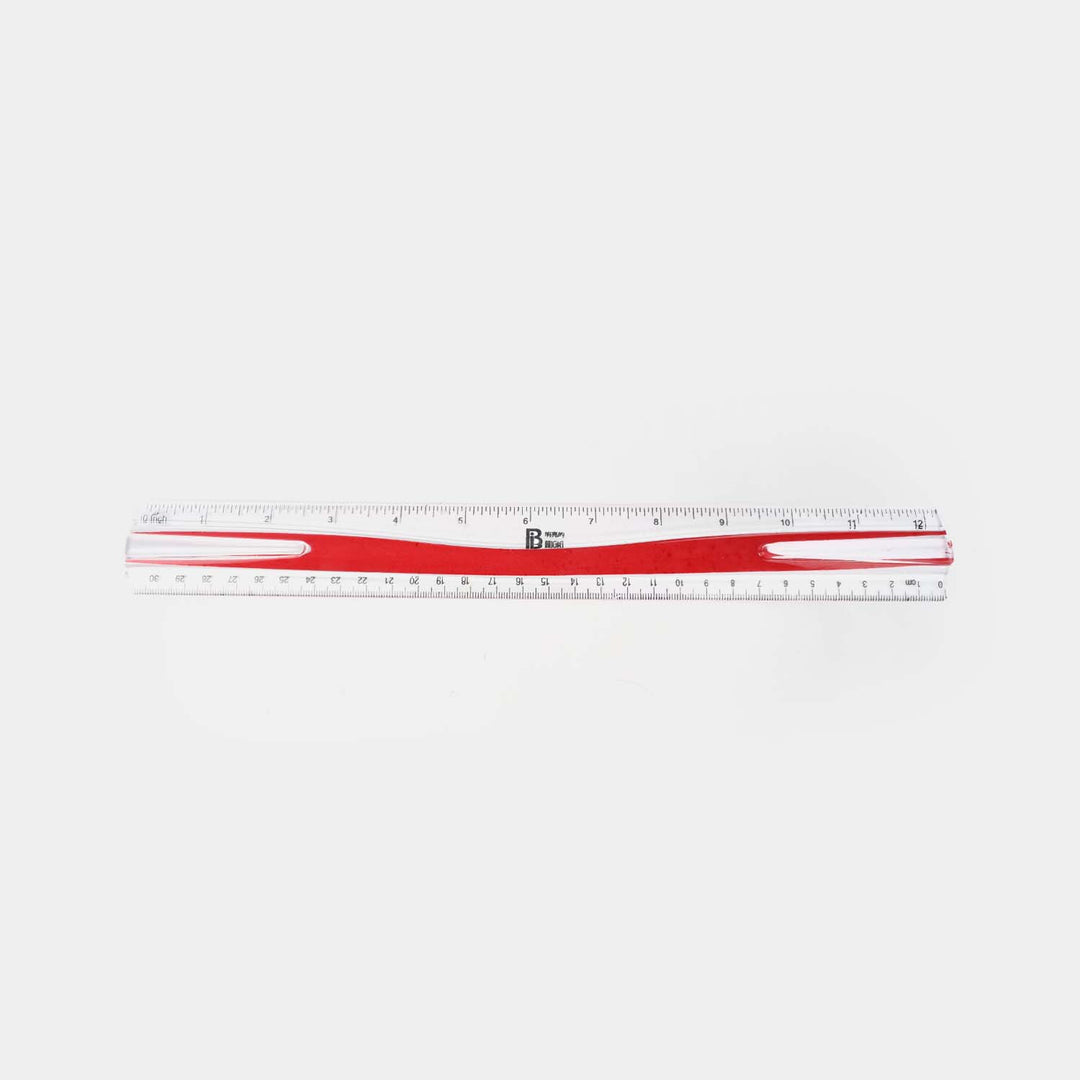Bright Plastic Scale 12"Inches
