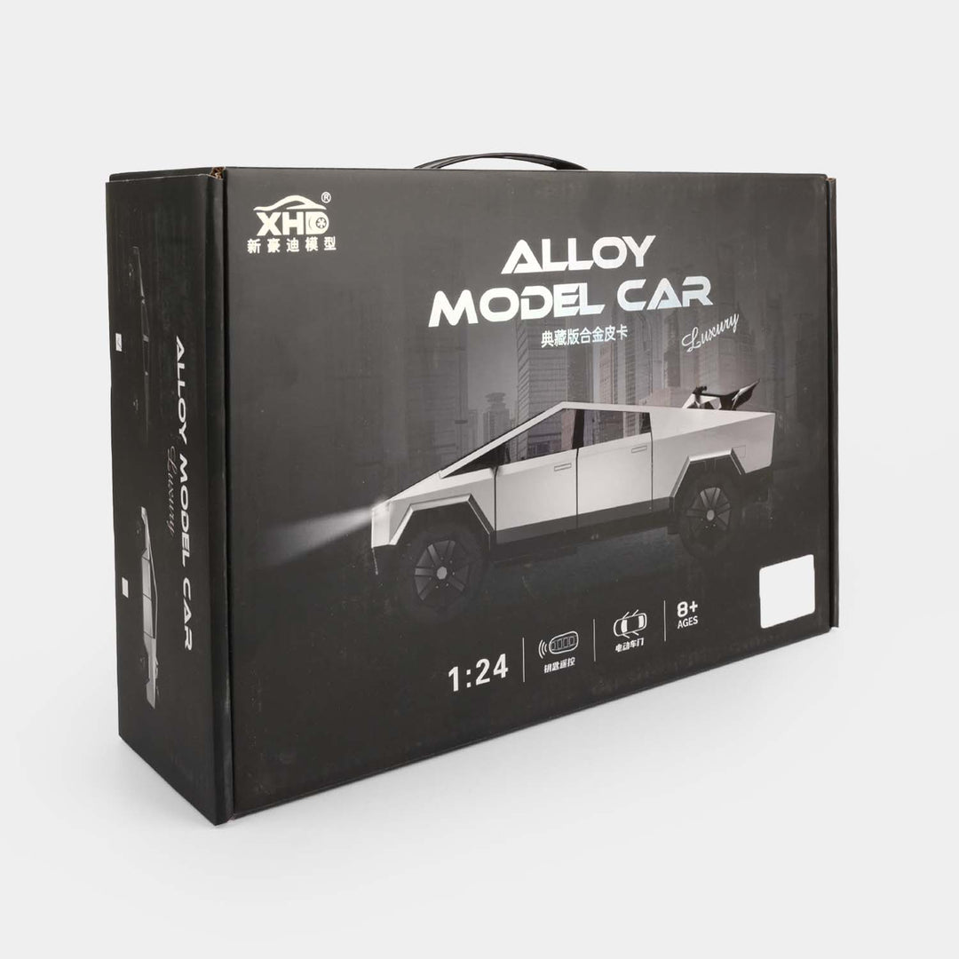 1:24 Scale Alloy Model Electric Pickup Truck (Cyber Truck Style with ATV)