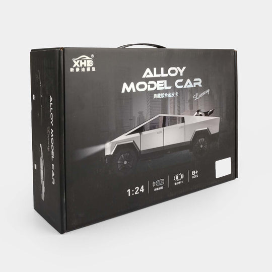 1:24 Scale Alloy Model Electric Pickup Truck (Cyber Truck Style with ATV)