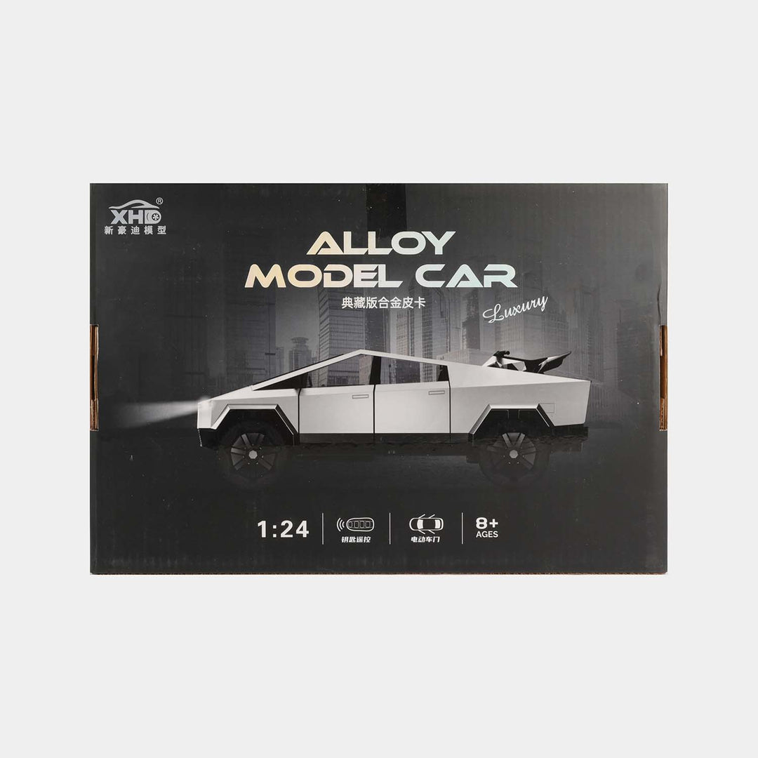 1:24 Scale Alloy Model Electric Pickup Truck (Cyber Truck Style with ATV)