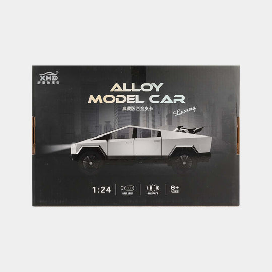 1:24 Scale Alloy Model Electric Pickup Truck (Cyber Truck Style with ATV)