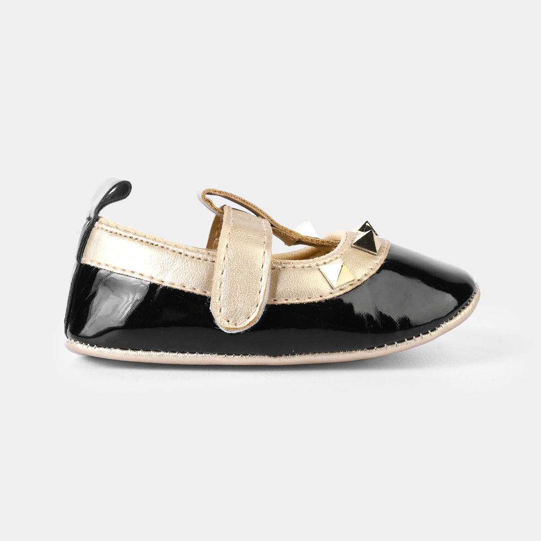 Girls Shoes 222-15-Black Golden