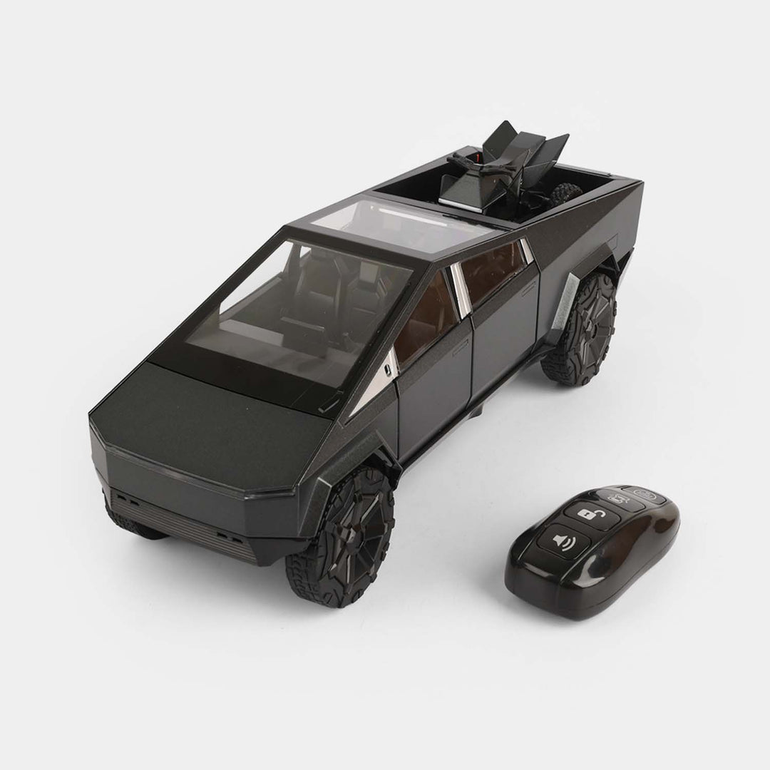 1:24 Scale Alloy Model Electric Pickup Truck (Cyber Truck Style with ATV)