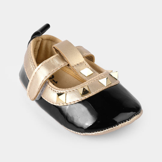 Girls Shoes 222-15-Black Golden