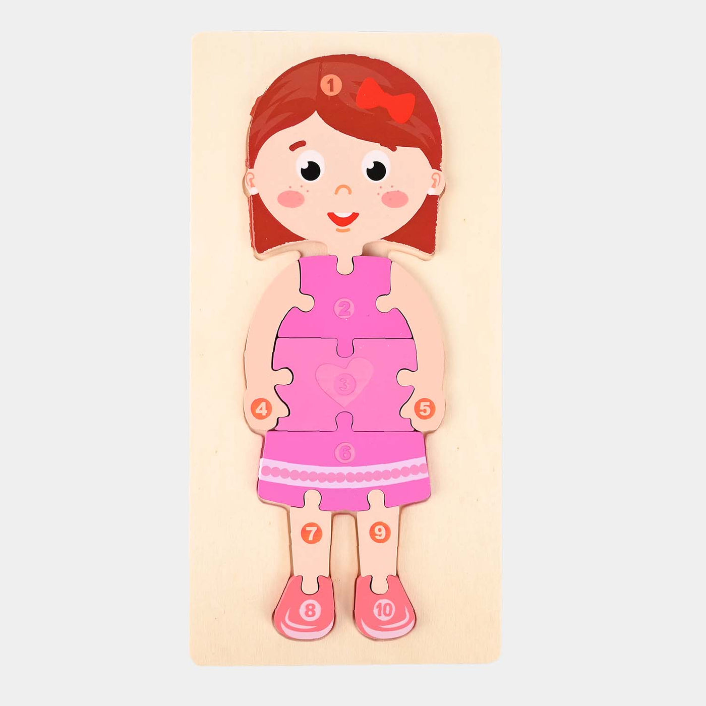 Puzzle Wooden Learning Figure Toy