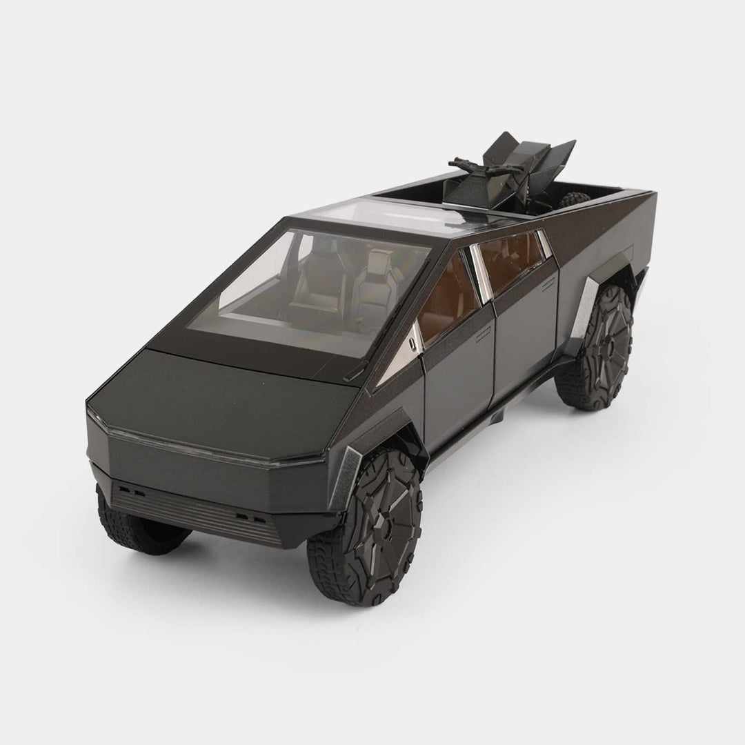 1:24 Scale Alloy Model Electric Pickup Truck (Cyber Truck Style with ATV)