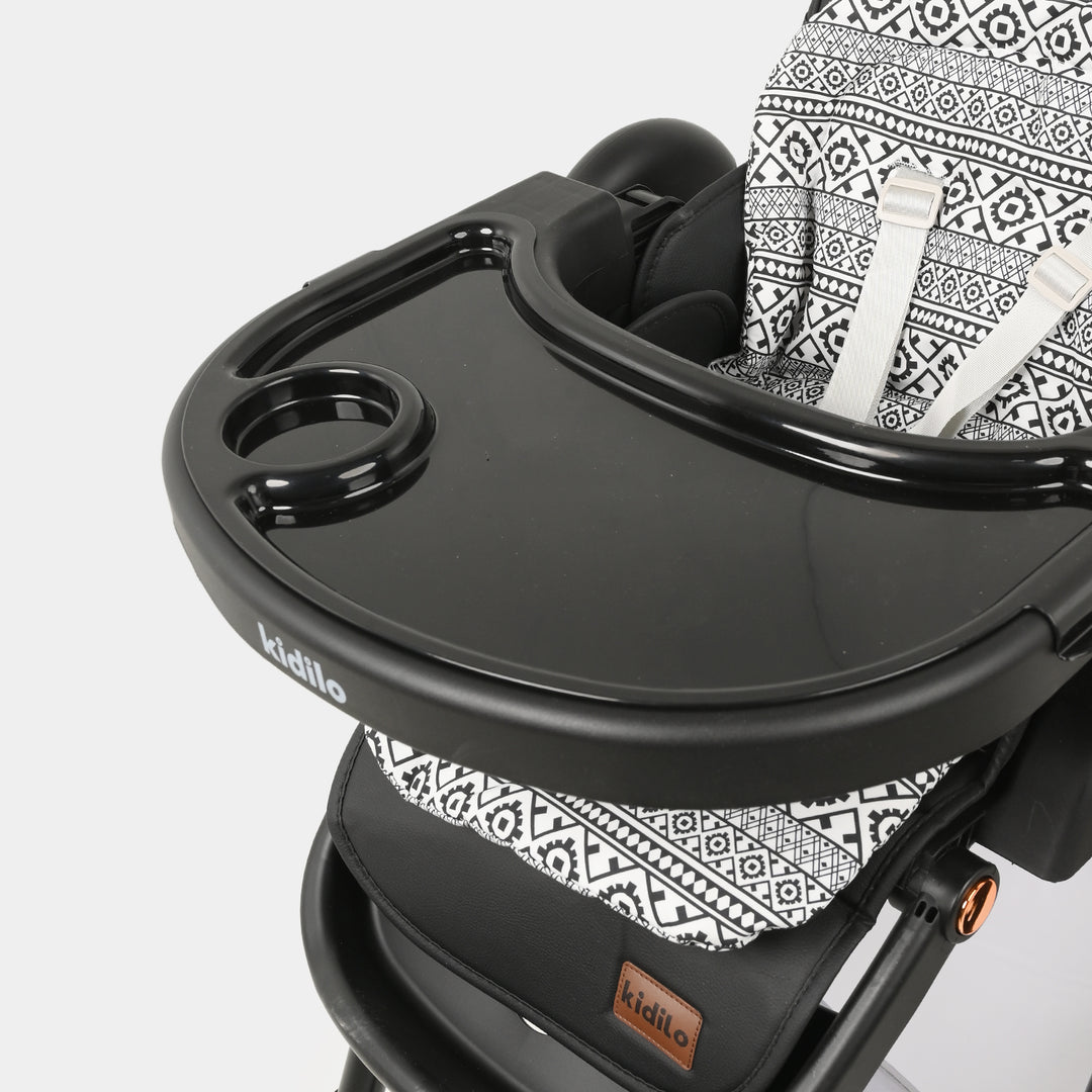 Baby High Chair KD3-3 | Dinning Chair Black