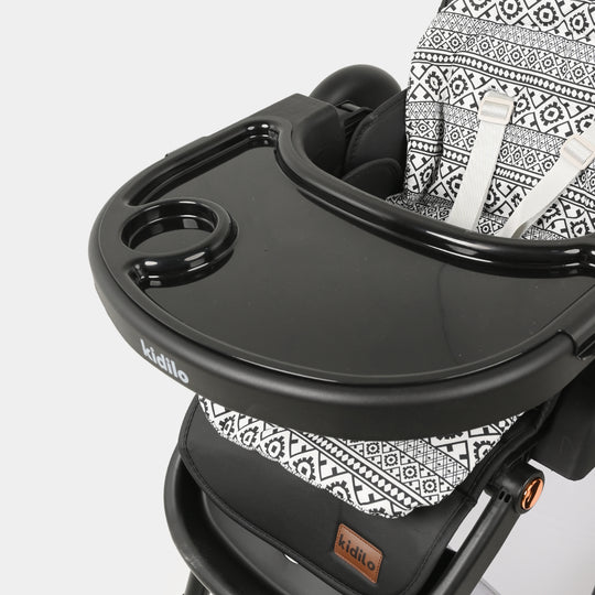 Baby High Chair KD3-3 | Dinning Chair Black