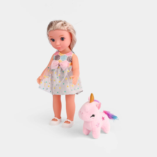 Fashion Play Doll with Plush Companion