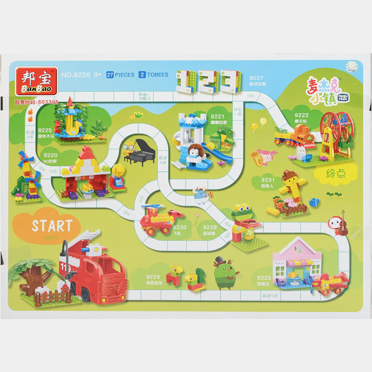 Education Train Blocks Set