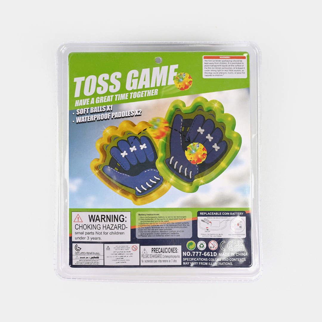 Toss Game Light-Up Suction Catch & Pitch Set
