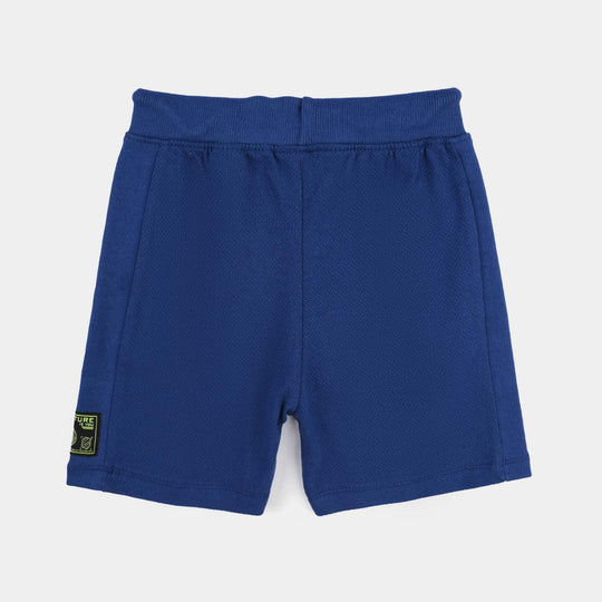 Boys Jersey/Terry Pique Short Future-Navy Blue