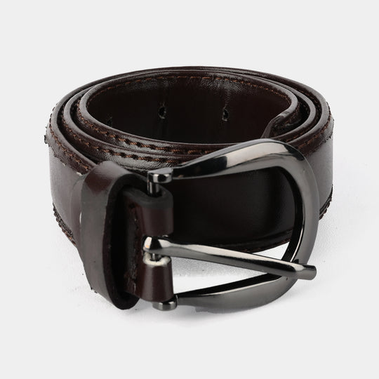 Kids Belt Plain Brown