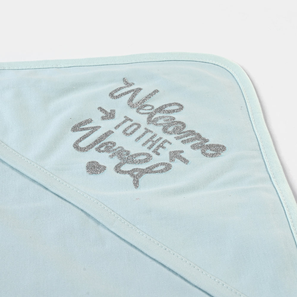 Baby Wrapping Sheet Embossing Welcome To The World