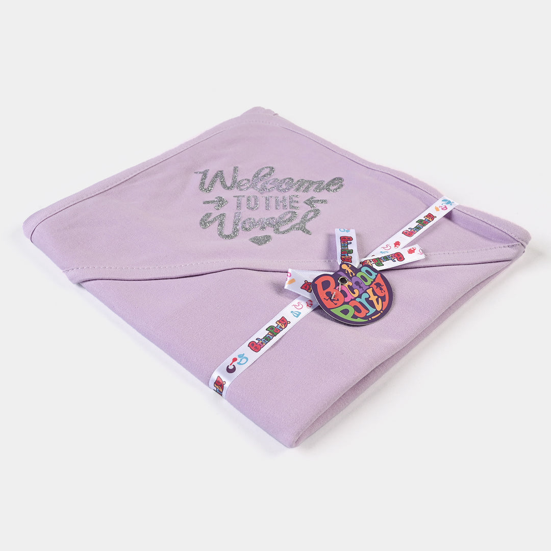 Baby Wrapping Sheet Embossing Welcome To The World