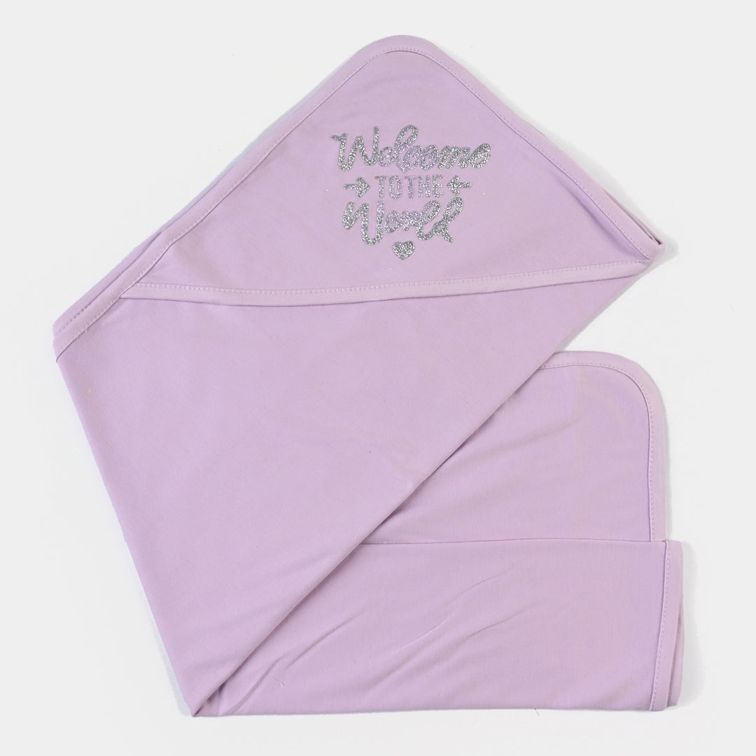 Baby Wrapping Sheet Embossing Welcome To The World