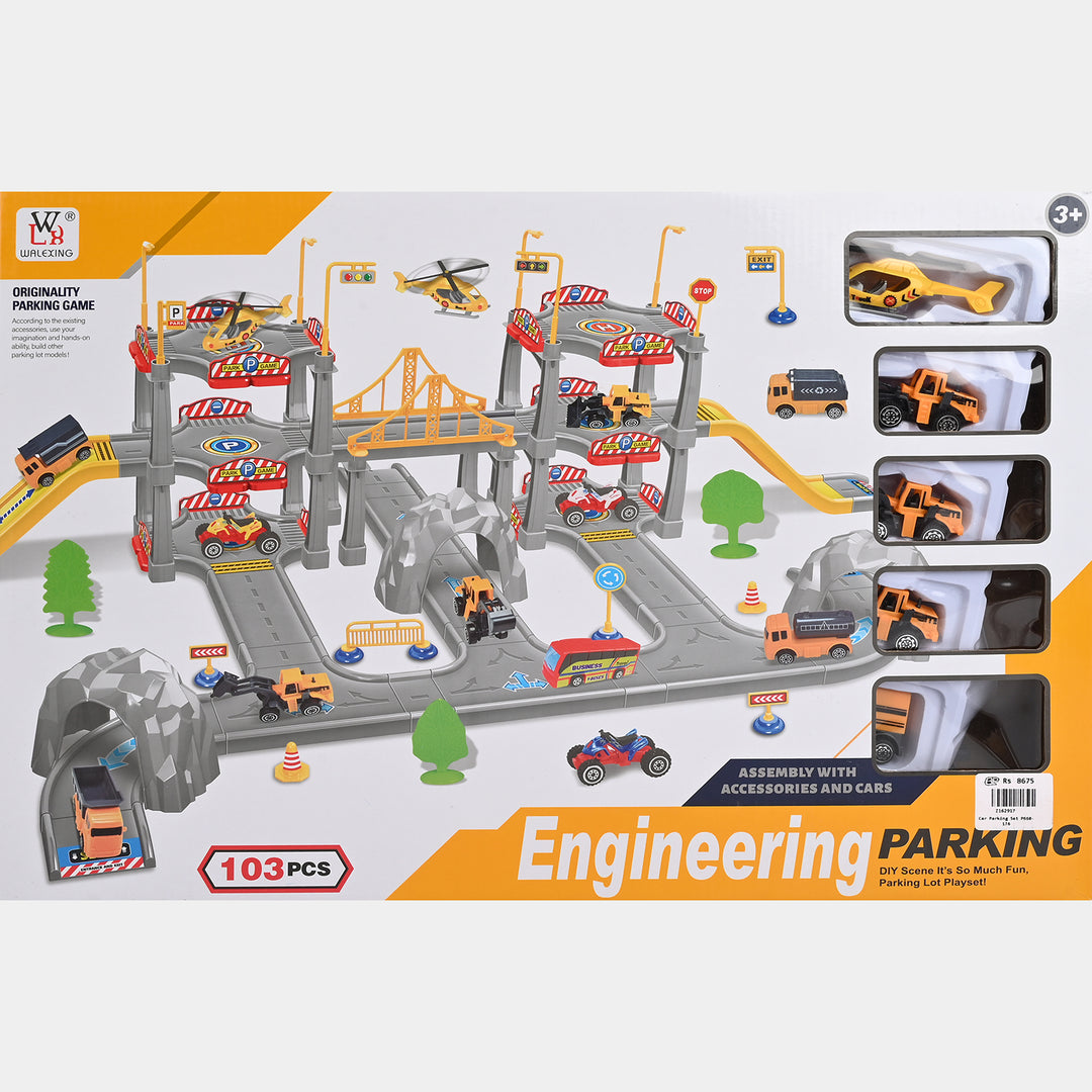 Car Parking Track Set for Kids