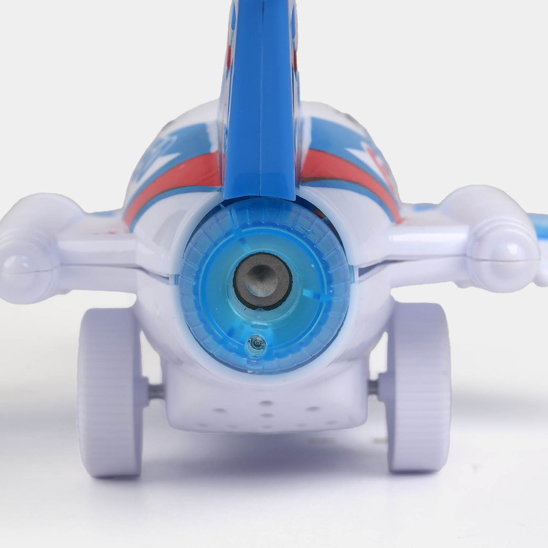 Electric Airplane With Light & Music, Spray