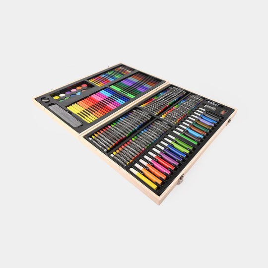 Kids' 180-Piece Wooden Art Set