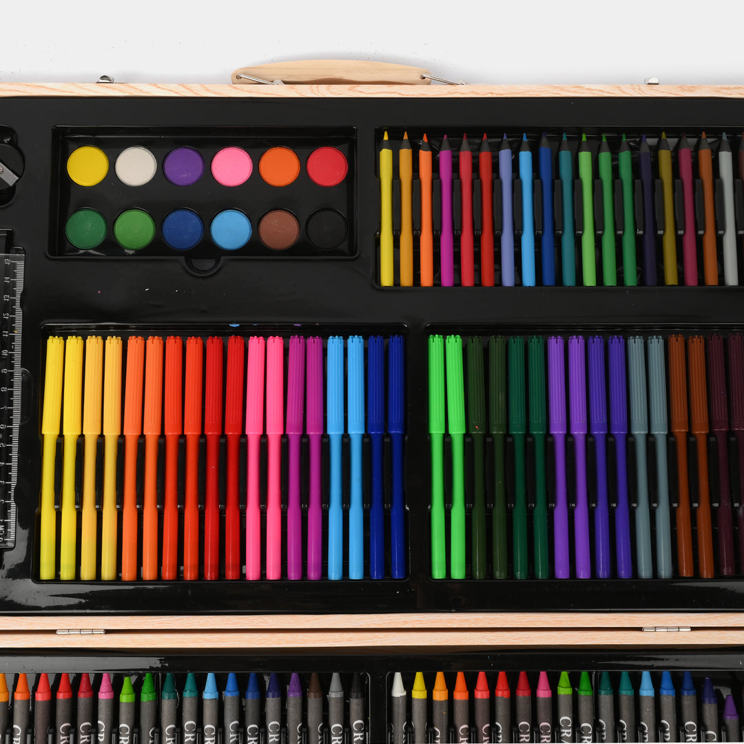 Kids' 180-Piece Wooden Art Set